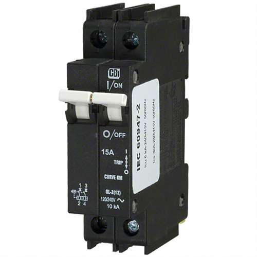 CIR BRKR MAG-HYDR 15A 240VAC (AE_C15A2P-489)