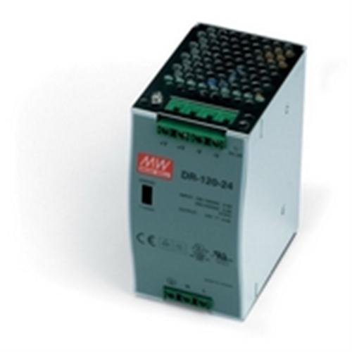 Power Supply, 120 Watts, 5 Amps, 24 VDC output, 88-132 VAC input, DIN Rail mounted (AE_DR-120-24)