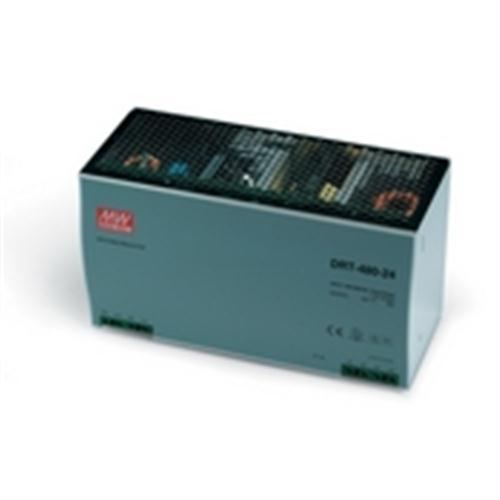 Power Supply, 3 Phase, 480 Watts, 20 Amps, 24 VDC output, 340-550 VAC input, DIN Rail mounted (AE_DRT-480-24)