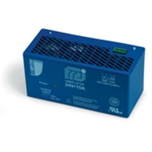 Power Supply, DIN Rail mounted, 120 VAC in, 24 VDC out, 240 Watts, 10 Amps, UL Approved (AE_F24010)