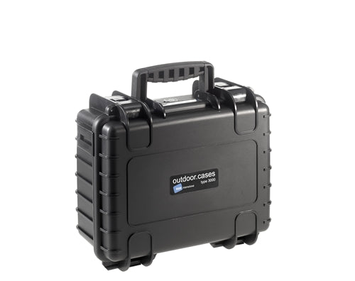 3000 Black case with SI foam (BWI_3000_B_SI)
