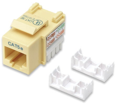 Cat5e Keystone Jack YELLOW (210133)