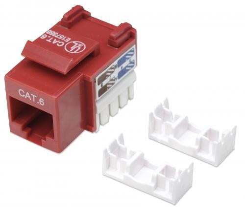 Cat6 Keystone Jack RED (210614)