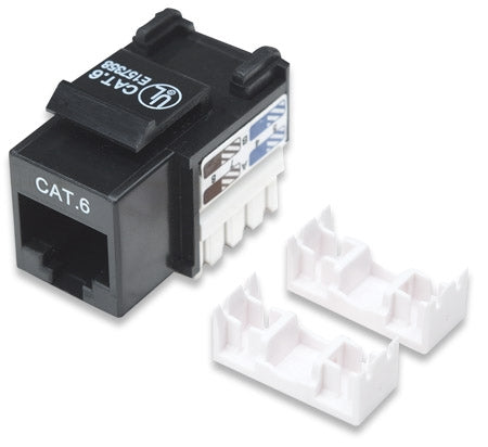 Cat6 Keystone Jack BLACK (210720)