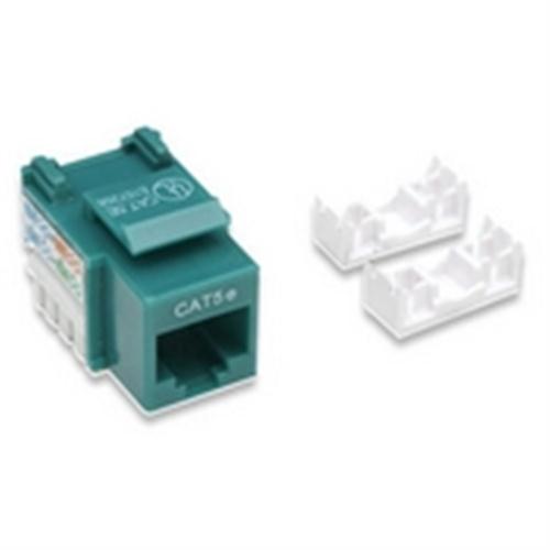 Cat5e Keystone Jack GREEN (210997)