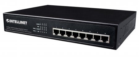 8-Port PoE+ Desktop Gigabit Switch - 140 watts PoE Budget (560641)