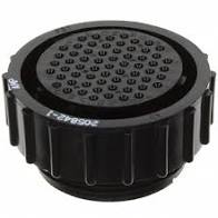 ( OS_205842-1 ) AMPHENOL CONN. 63 Position Circular Connector Plug Housing Free Hanging (In-Line) Coupling Nut