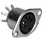 ( OS_ES2X ) 5 PIN CHASSIS MOUNT FEMALE DIN CONNECTOR