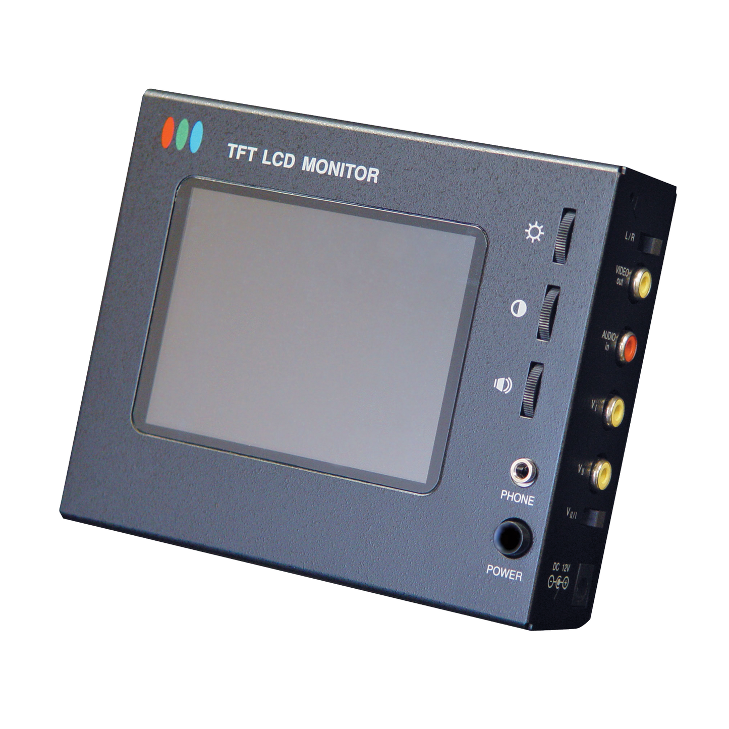 ( speco_VMS2 ) Portable Color LCD Test Monitor Case Car Adapter 12VDC Power Supply