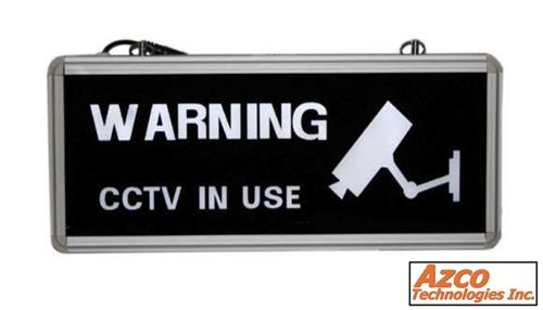 CCTV Sign - LED Backlit azco_AZCCTV