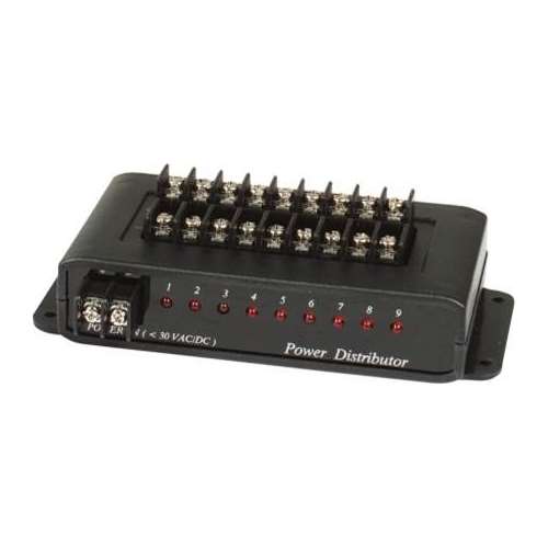 Power Distrbution 1x9, 1-30VAC/VDC, PTC Fuse (azco_AZPD1X9)