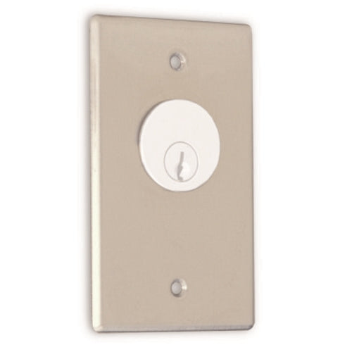 Key Switches - Stainless Steel Faceplate, Flush, Single Gang Faceplate (CM-1200)