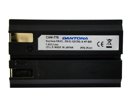 REPL. NIKON EN-EL1 7.2V 800MAH LION (CAM-775)