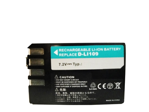 REPL. PENTAX D-LI109 7.2V LI-ION (CAM-DLI109)