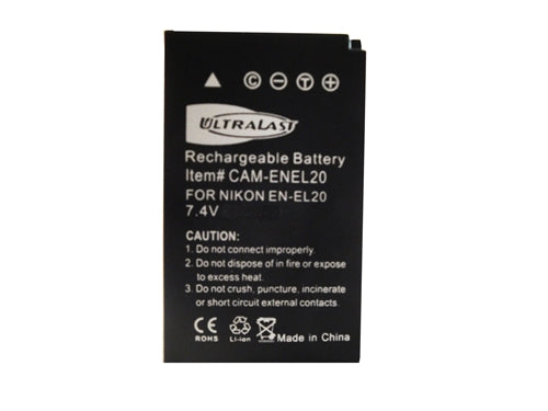 REPL.NIKON DIGITAL CAMERA BATTERY (CAM-ENEL20)