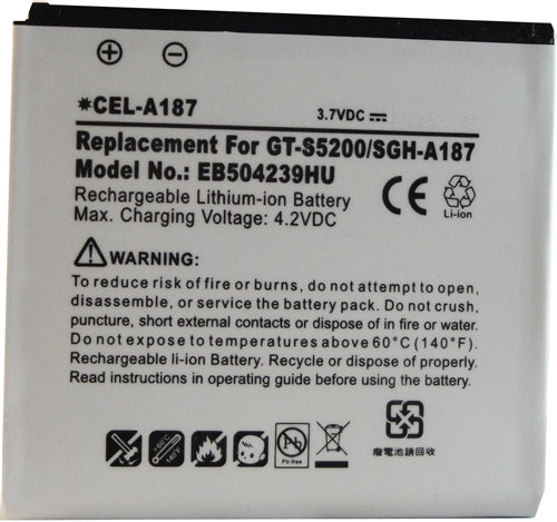 REPL. SAMSUNG SGH-A187 BATTERY (CEL-A187)