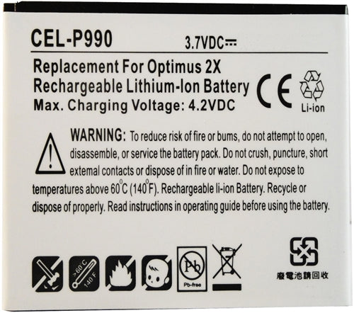 REPL. OPTIMUS 2X BATTERY (CEL-P990)