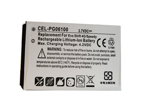REPL. HTC EVO SHIFT 4G BATTERY (CEL-PG06100)