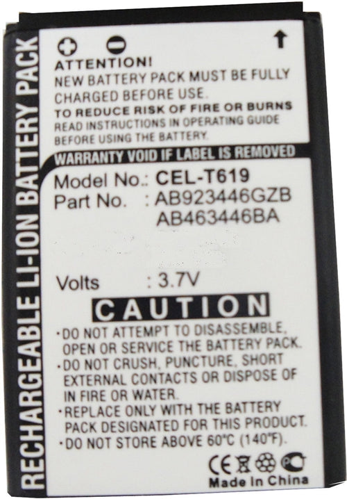 REPL. SAMSUNG SGH-T619 BATTERY (CEL-T619)