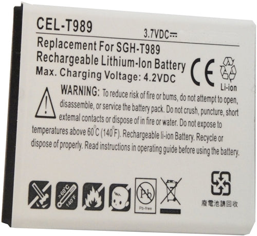 REPL. SAMSUNG SGH-T989 BATTERY (CEL-T989)