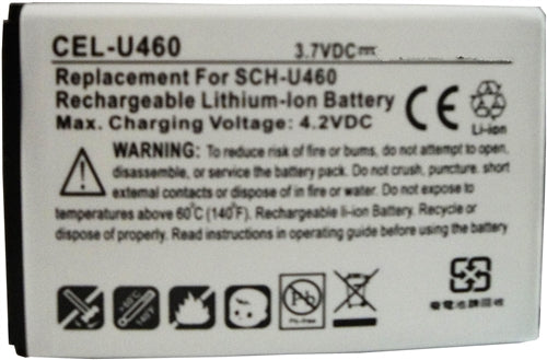 REPL. SAMSUNG SCH-U460 BATTERY (CEL-U460)