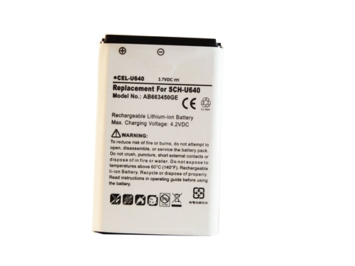 REPL. SAMSUNG SCH-U640 BATTERY (CEL-U640)