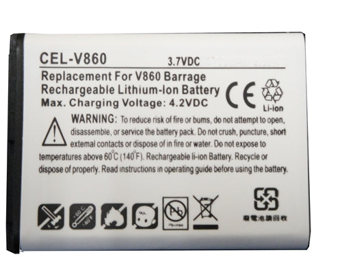 REPL. MOTOROLA V860 BATTERY (CEL-V860)