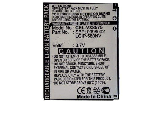 REPL. LG VX8575 BATTERY (CEL-VX8575)