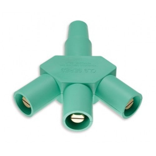 CL/CLS/CLM Reverse Hard 3Fer Adapter (F-M-M-M) - Green (E) (CA3M-E)
