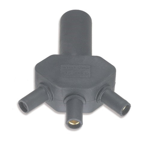 CLM Cam Reducer (400A / 600V) Male to Three (150A / 600V) Female 3FER - White (B) (CLMAD3F-B)