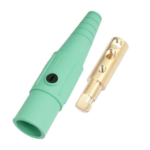 CL Series Inline Single Pin Connector (400A / 600V) #2 - 2/0 AWG Male - Green (E) (CLS20MB-E)