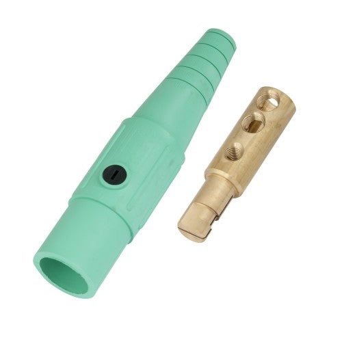 CLS Series Inline Single Pin Connector (400A / 600V) #6 - #2 AWG Male - Green (E) (CLS2MB-E)