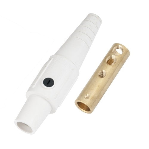 CLS Series Inline Single Pin Connector (400A / 600V) 2/0 - 4/0 AWG Female - White (B) (CLS40FB-B)