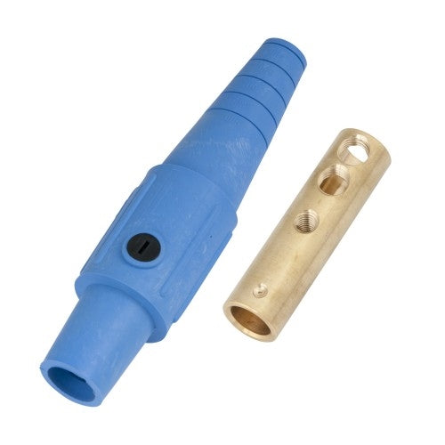 CLS Series Inline Single Pin Connector (400A / 600V) 2/0 - 4/0 AWG Female - Blue (D) (CLS40FB-D)