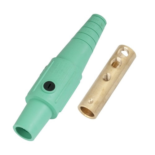 CLS Series Inline Single Pin Connector (400A / 600V) 2/0 - 4/0 AWG Female - Green (E) (CLS40FB-E)