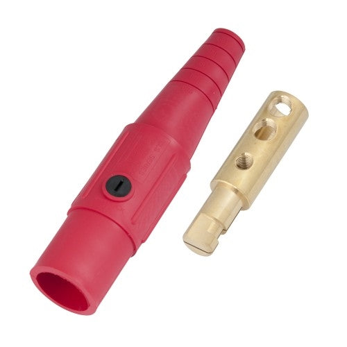 CLS Series Inline Single Pin Connector(400A / 600V) 2/0 - 4/0 AWG Male - Red (C ) (CLS40MB-C)