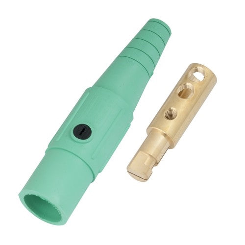 CLS Series Inline Single Pin Connector(400A / 600V) 2/0 - 4/0 AWG Male - Green (E) (CLS40MB-E)