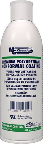 PREMIUM POLYURETHANE CONFORMAL COATING, UL 746E (FILE # E203094), IPC-830 (mg_4223F-312G)