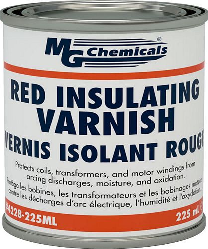 RED GLPT INSULATING VARNISH, CLASS H THERMAL PROTECTION (mg_4228-225ML)