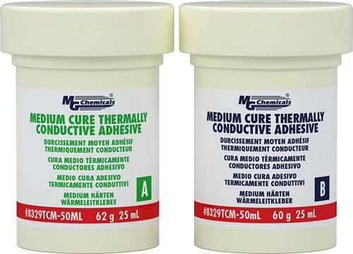 ADHESIVE - THERMAL CONDUCTIVE EPOXY, MEDIUM CURE (RATIO 1:1) (mg_8329TCM-50ML)