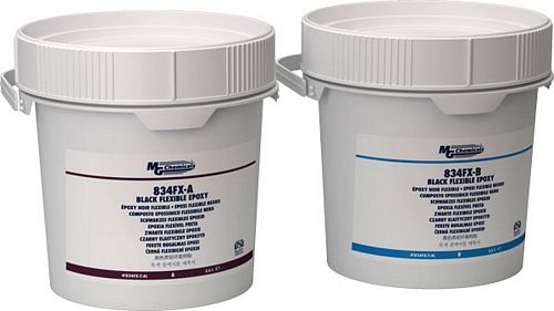 Black Flexible Epoxy Thermally Conductive  Flame Retardant Encapsulating and Potting Compound (mg_834FX-7.4L)