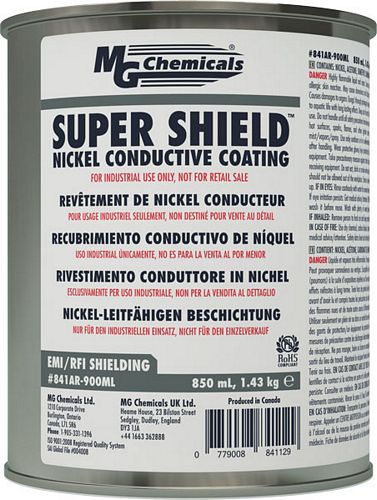 SUPER SHIELDÂ Nickel Conductive Coating - UL Recognized (mg_841AR-900ML)