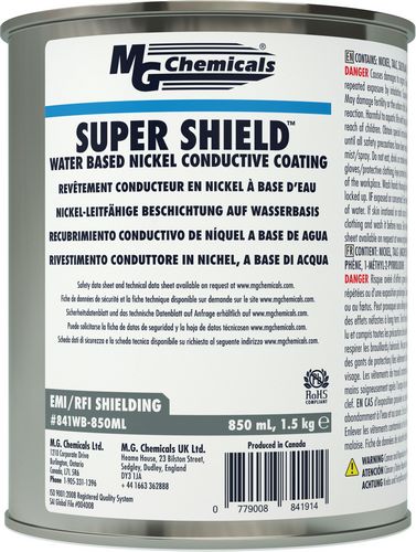 SUPER SHIELDÂ Water Based Nickel Conductive Coating (mg_841WB-850ML)