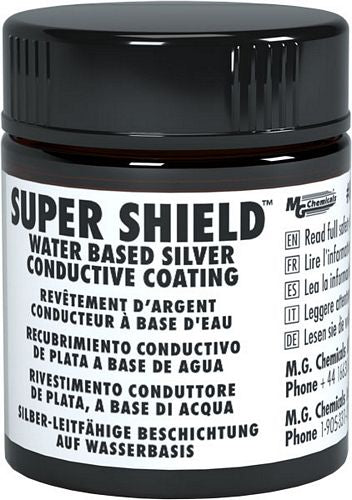 SUPER SHIELDÂ Water Based Silver Conductive Coating (mg_842WB-15ML)