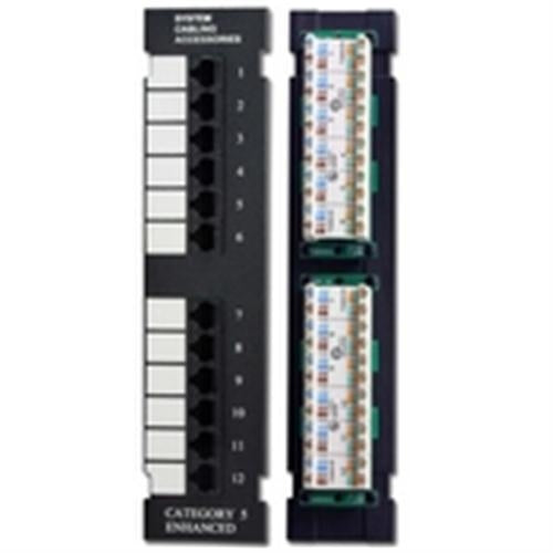 ENH CAT5 12 PORT VERTICAL PANEL FOR 89D (110-PP5E-128-89)