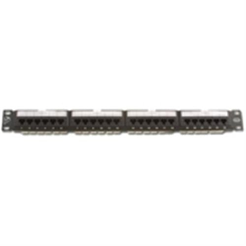 CAT6 CHNL KRN TERM 24 PORT PATCH PANEL (1K0-PP6-248)