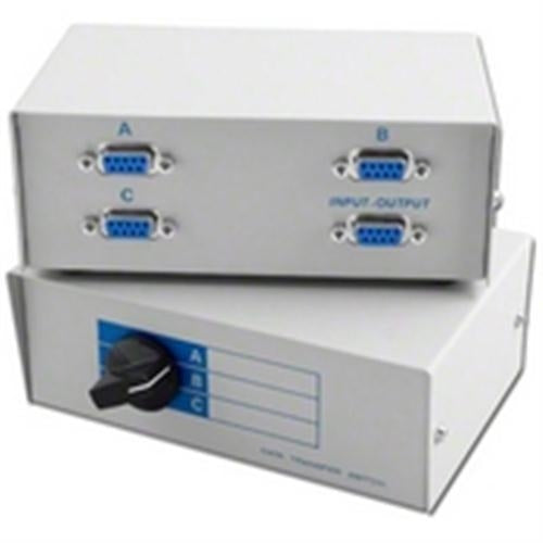 DATA SWITCH BOX 9 PIN/3-WAYS (ABM-9-3)