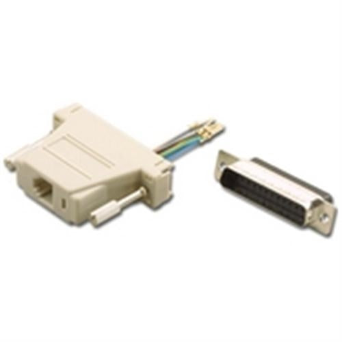 DB25/M TO RJ11 6C 1PC HOOD GRAY NevWtrn (AD-2506M-G1)