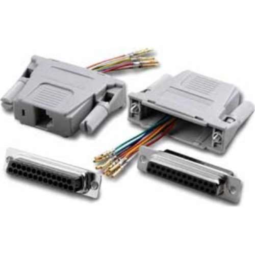 DB25/F TO RJ45 1PC MOD ADPT GRAY (ADM-25F8-GR)