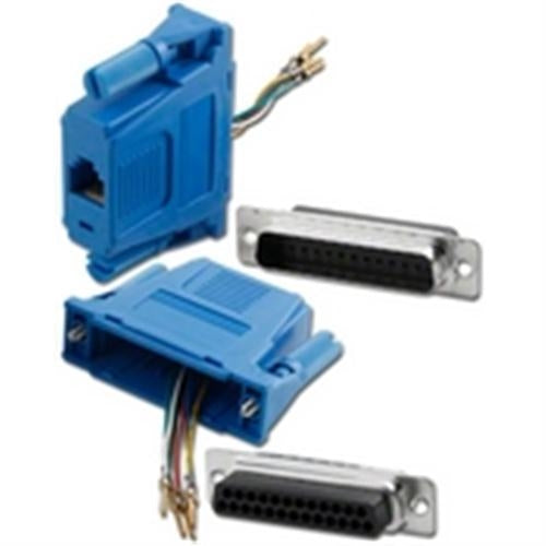 DB25/M TO RJ11 1PC MOD ADPT BLUE (ADM-25M6-BL)